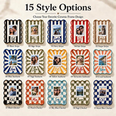 Handcrafted ceramic photo frame image 10